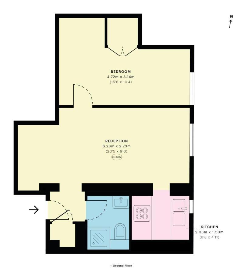 Modern 1 Bedroom Apartment in Kensington Londen Buitenkant foto